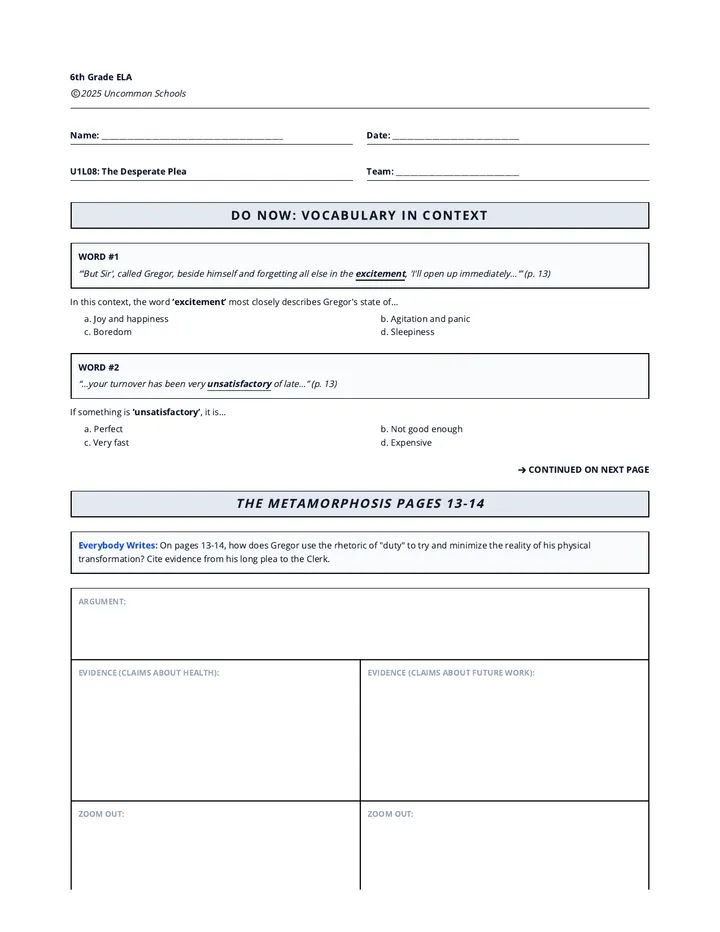 Samsa Study Worksheet 8 v2