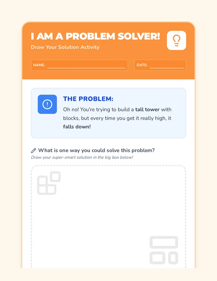 Draw Your Solution Activity