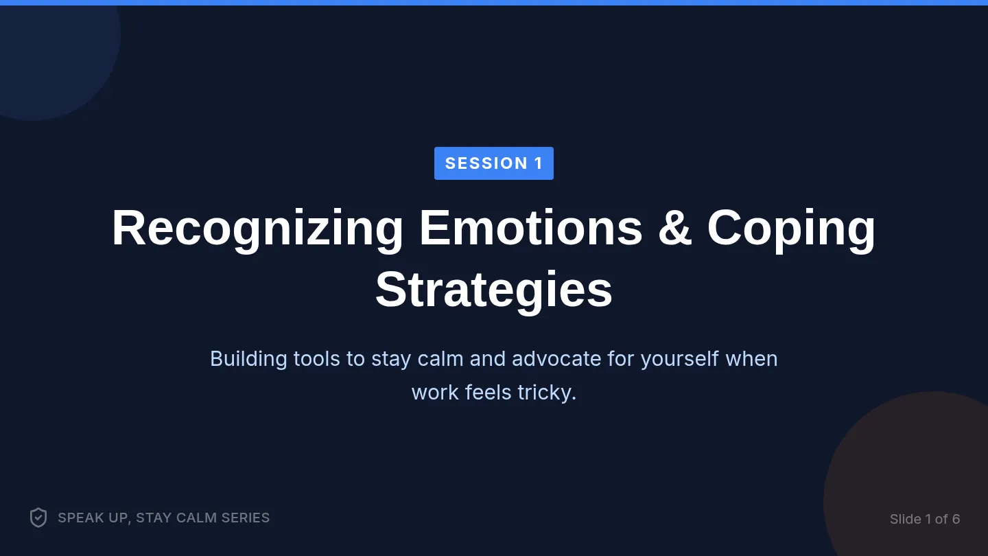 Session 1 Slide Deck
