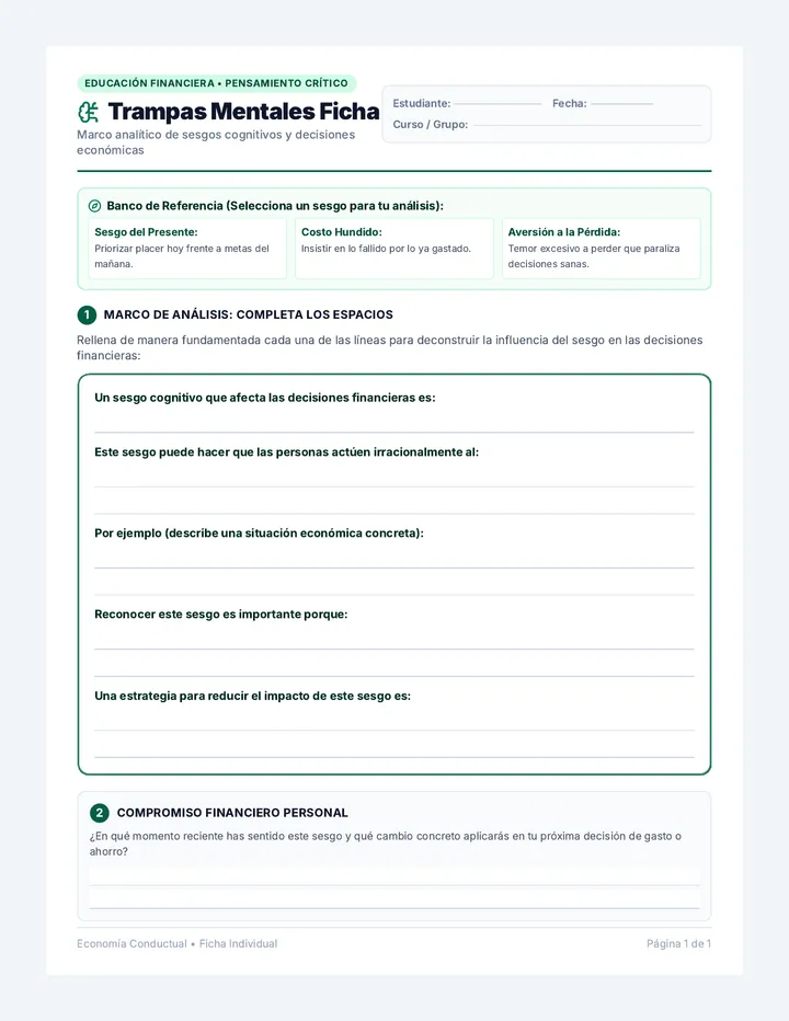 Trampas Mentales Ficha