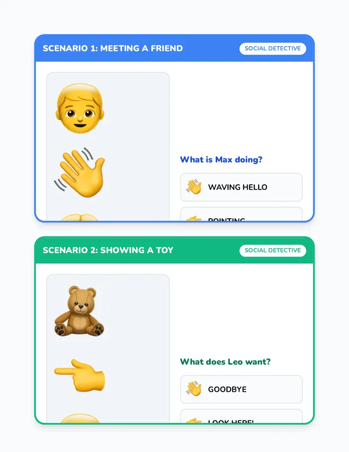 Social Scenario Cards