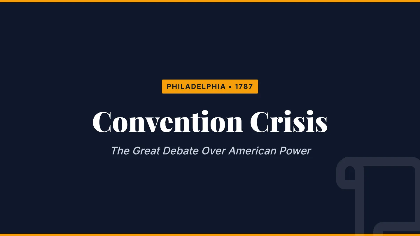 Convention Crisis Slides