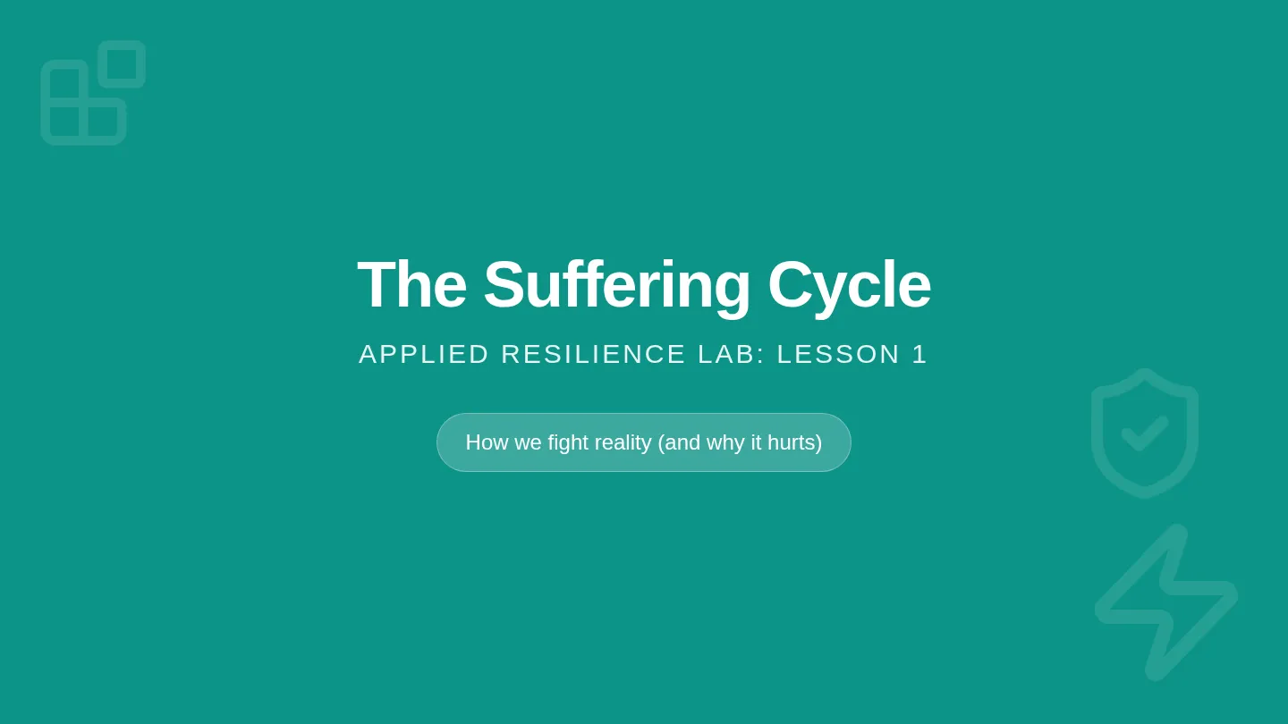 Suffering Cycle Slides