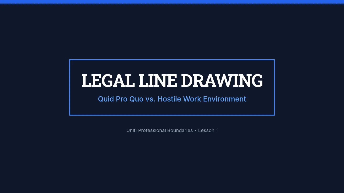 Legal Line Drawing Slides