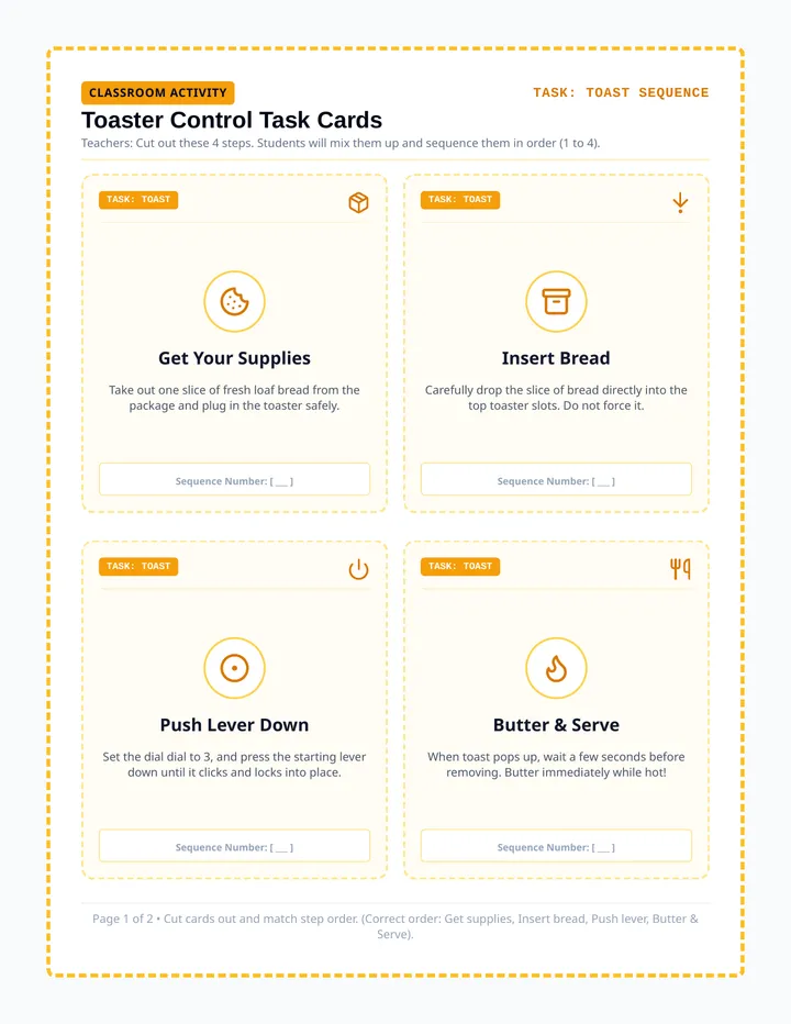 Step Builders Task Cards