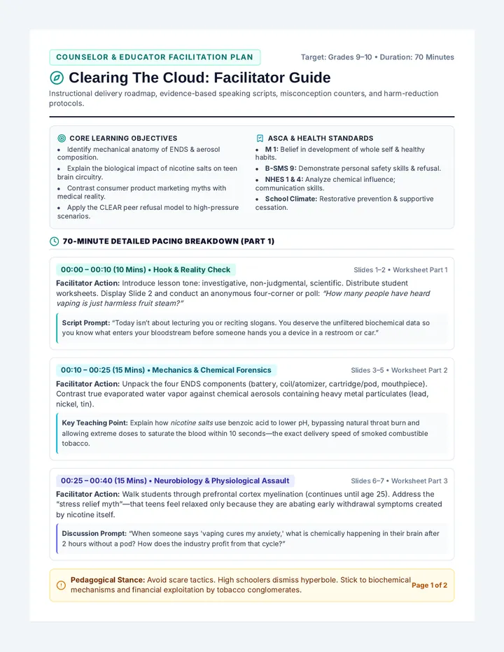 Clearing The Cloud Facilitator Guide