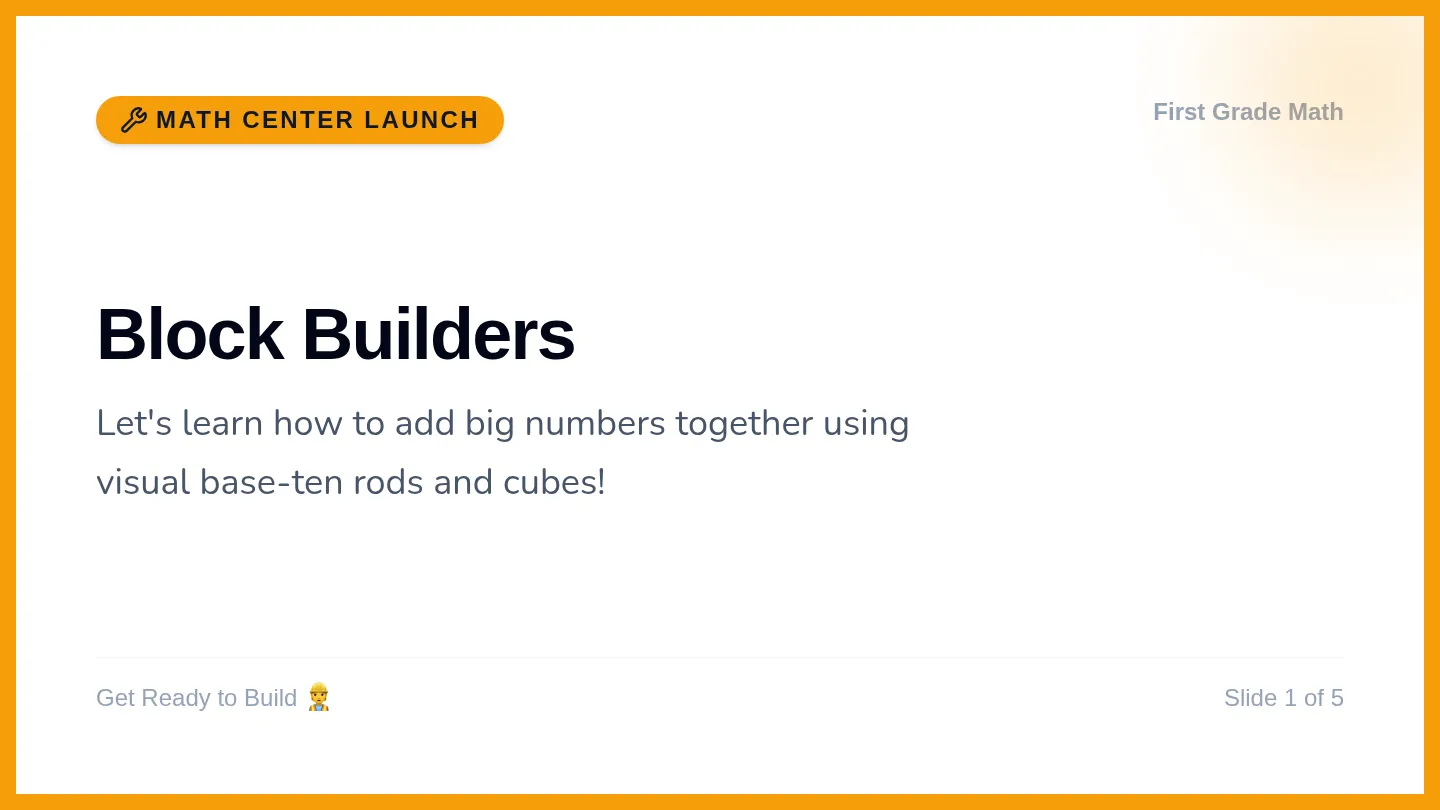 Block Builders Slides