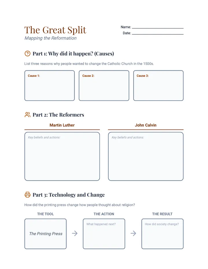 The Great Split Organizer