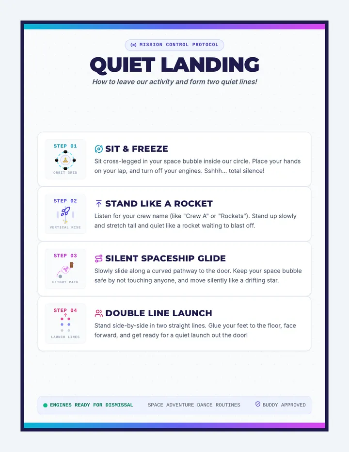 Quiet Landing Dismissal Poster