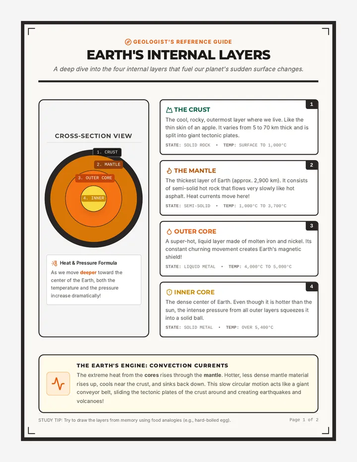 Earth Shakers Anchor Chart