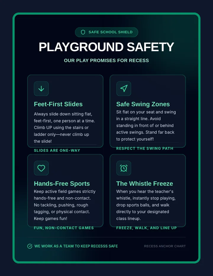 Playground Safety Poster