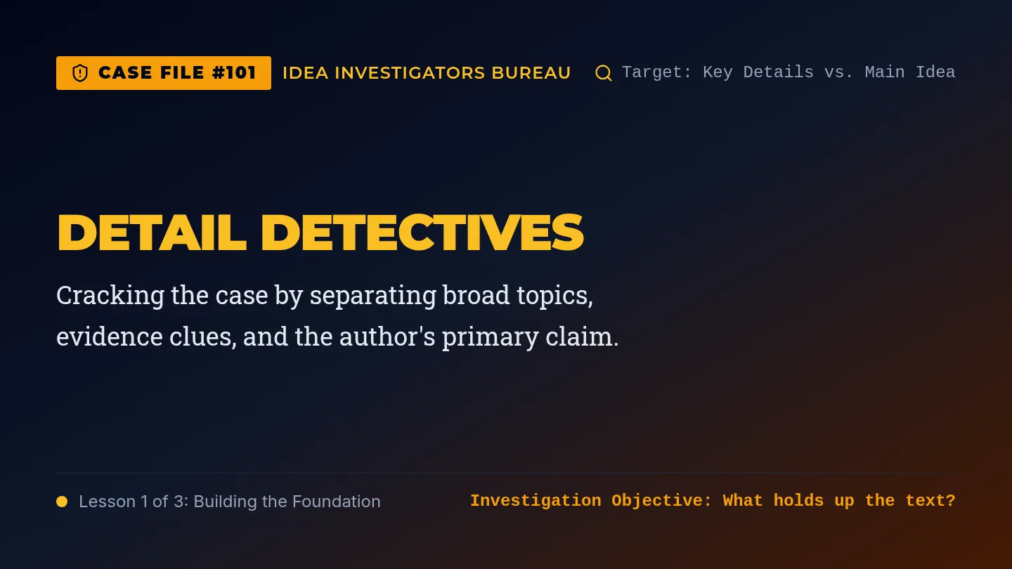 Detail Detectives Slides