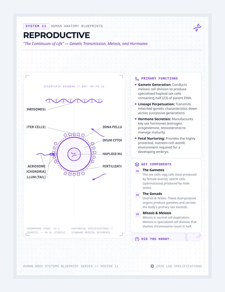 Reproductive System Poster