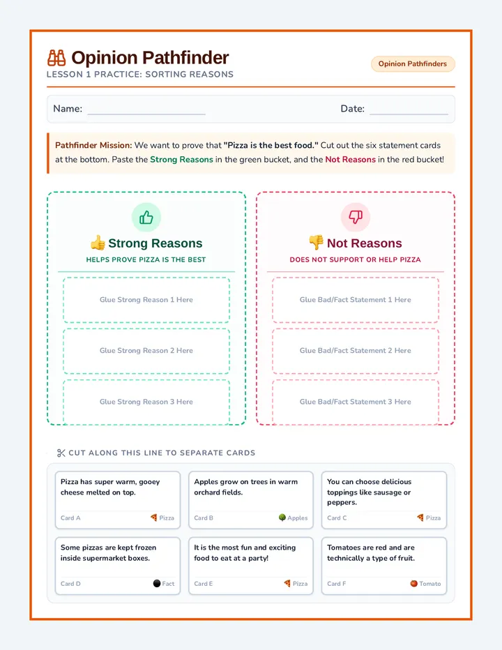 Opinion Card Sort