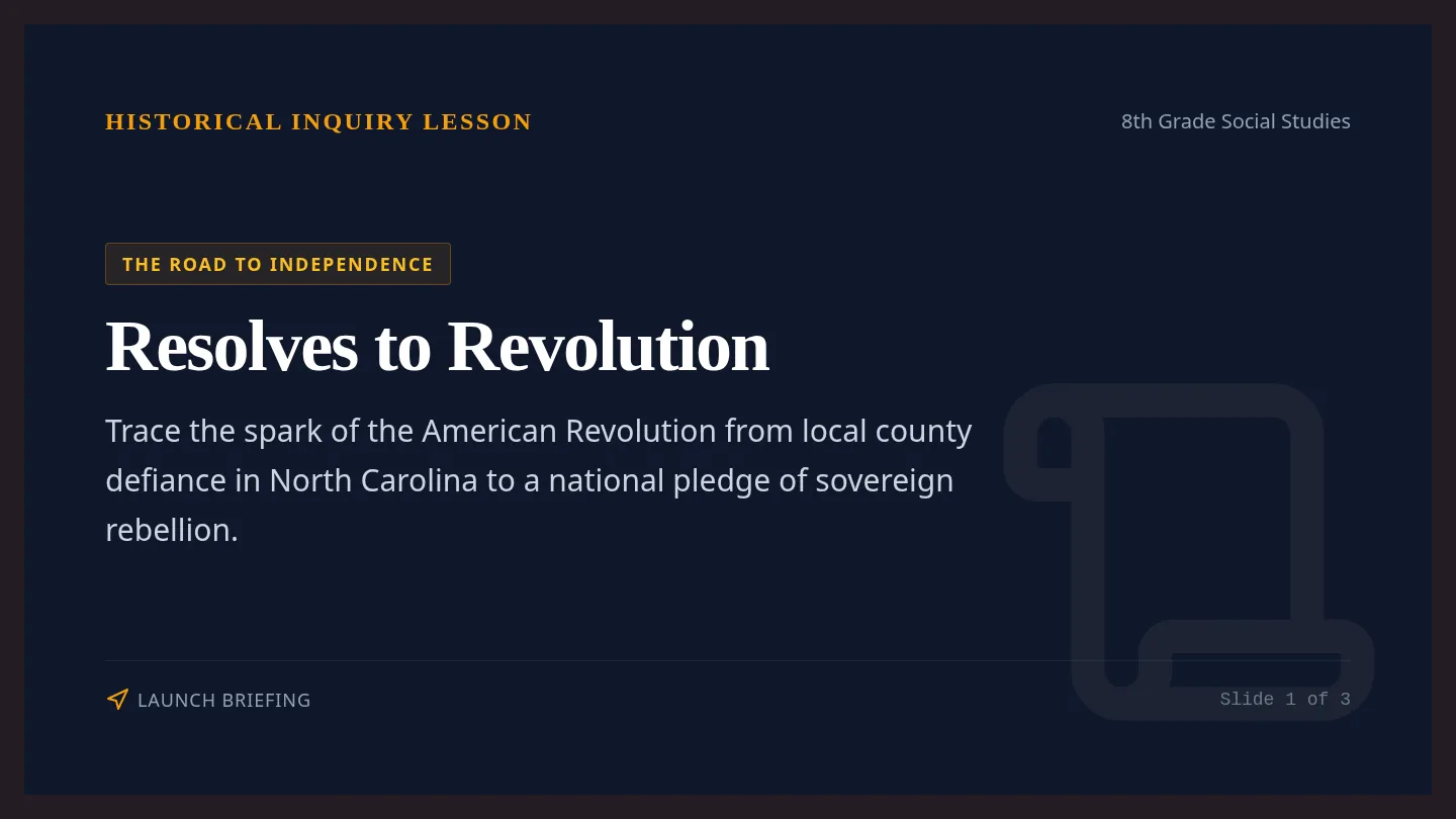 Resolves to Revolution Slides