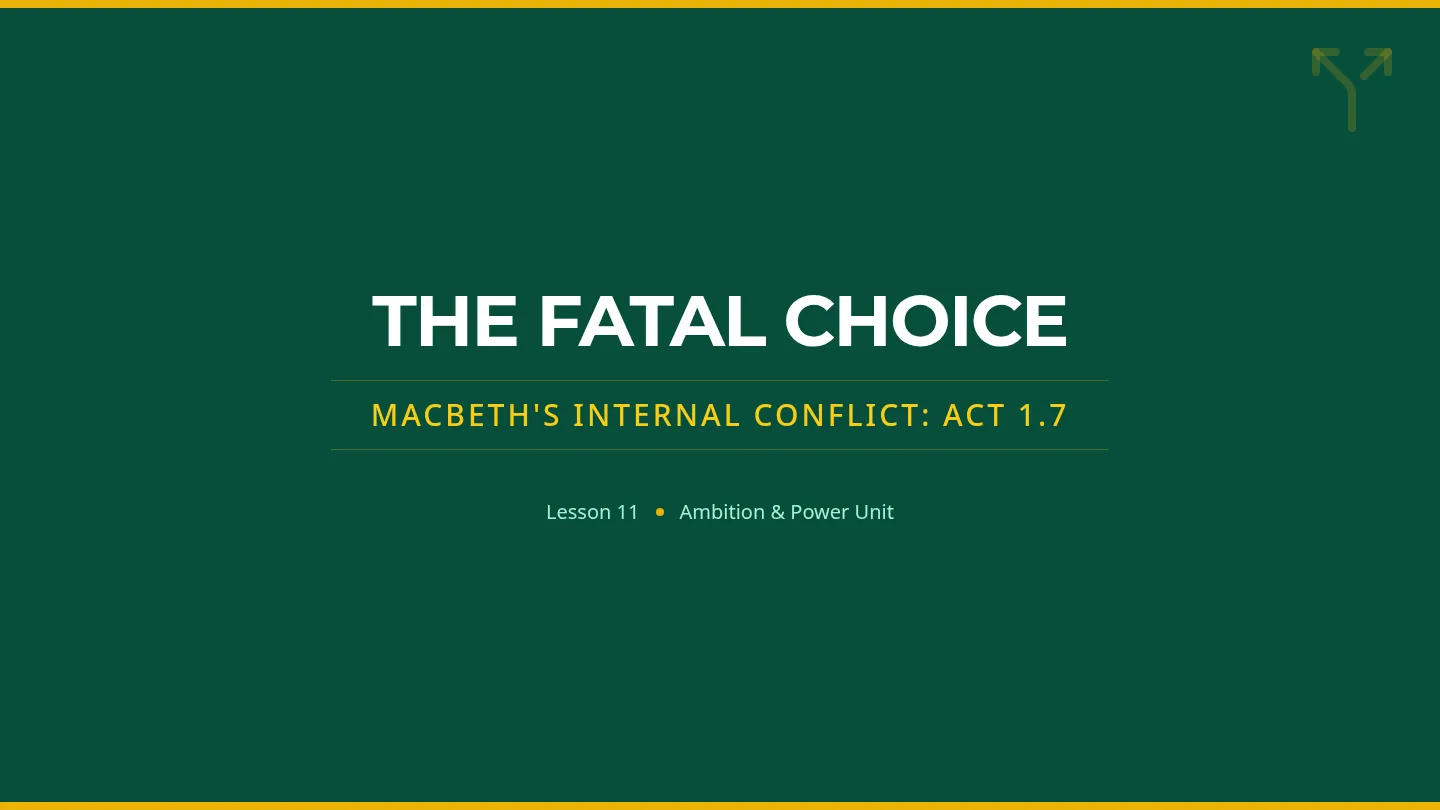 The Fatal Choice Slides