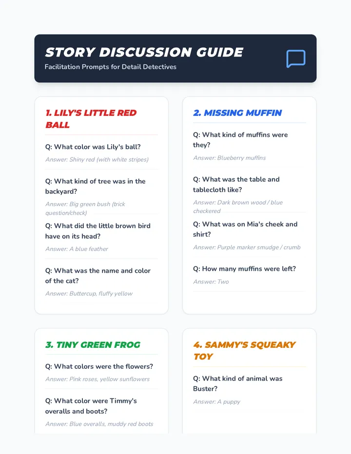Story Discussion Facilitation Guide