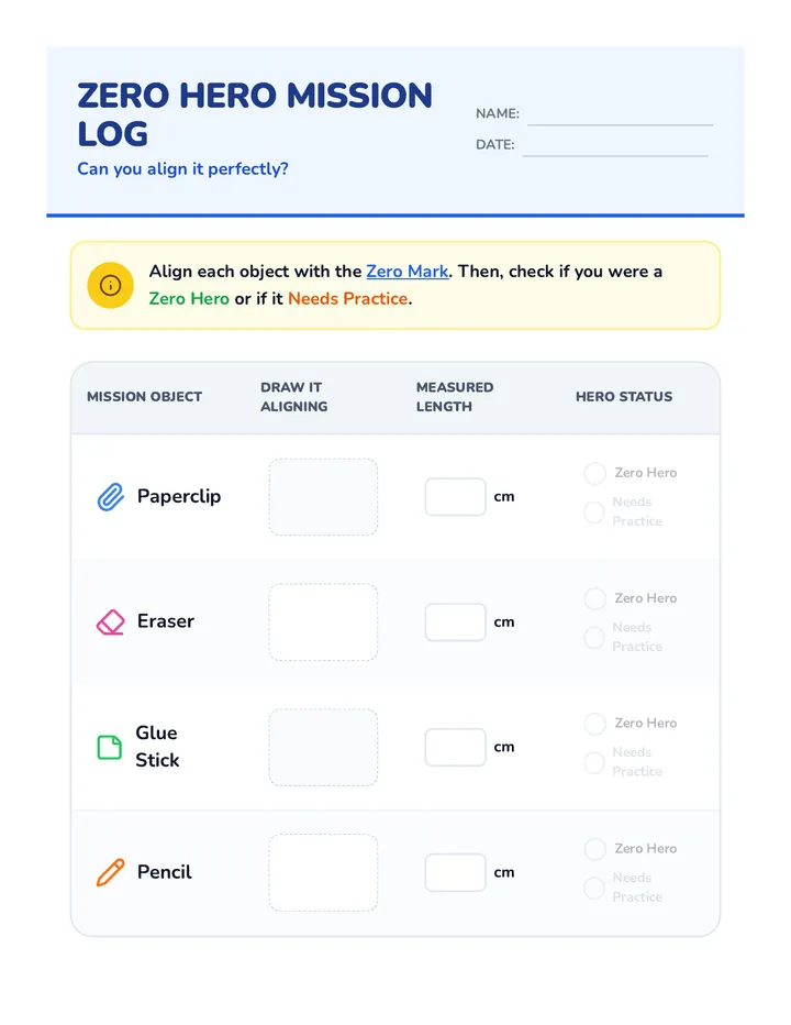 Zero Hero Mission Log