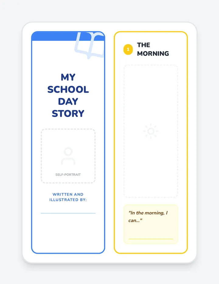 My School Day Mini Book