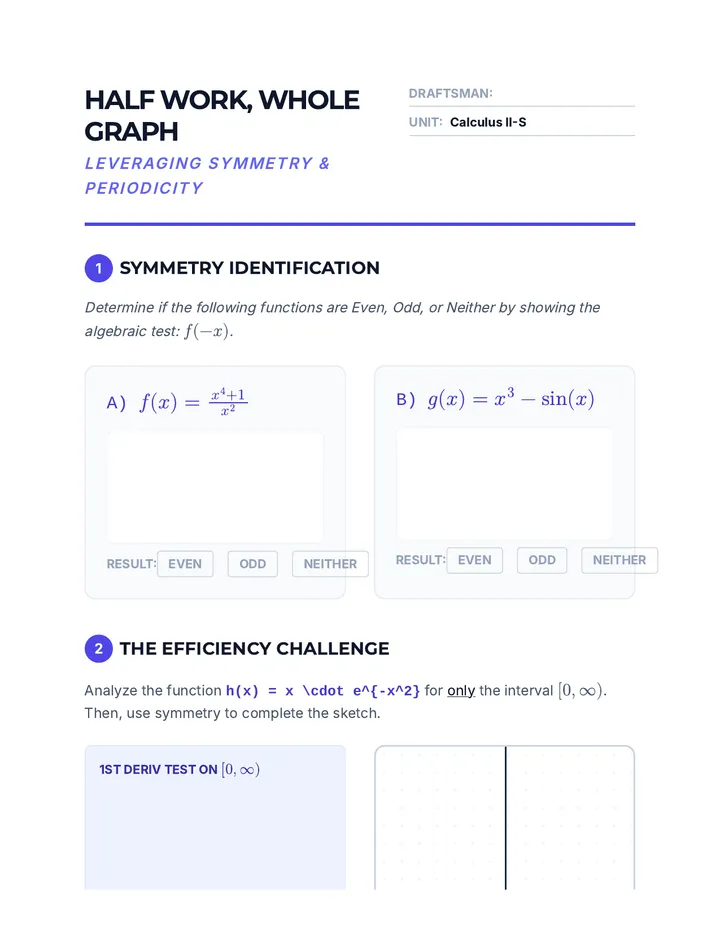 Half Work Whole Graph Worksheet