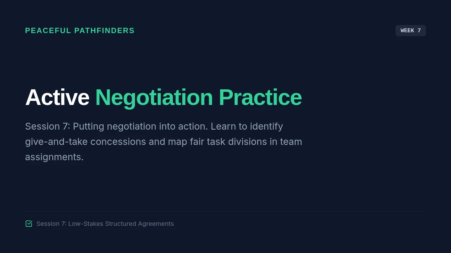 Week 7 Conflict Slides