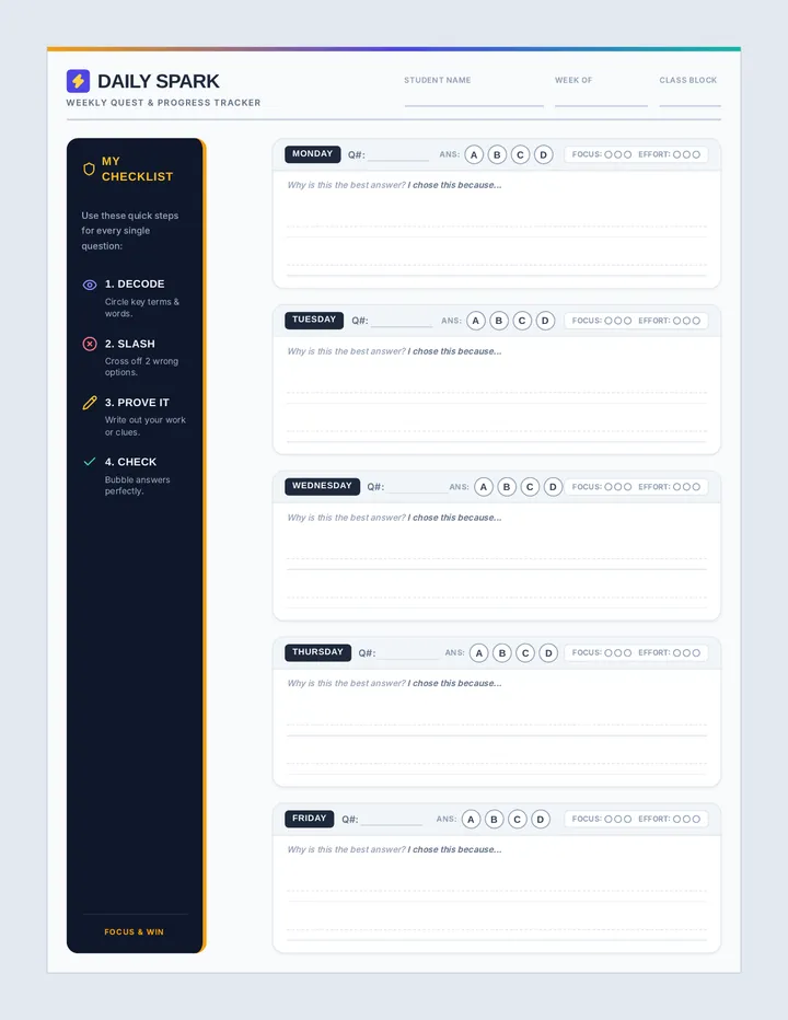 Daily Spark Tracker Document