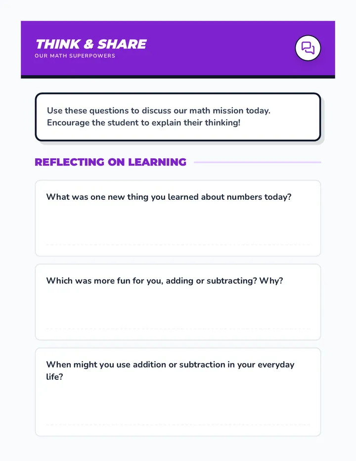Think & Share Discussion Prompts