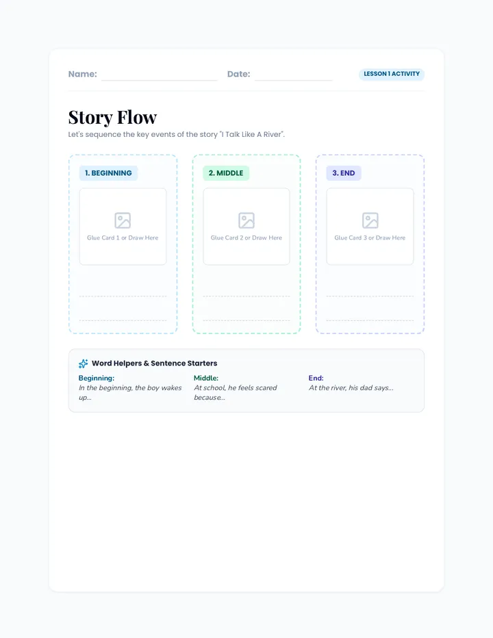Story Flow Worksheet