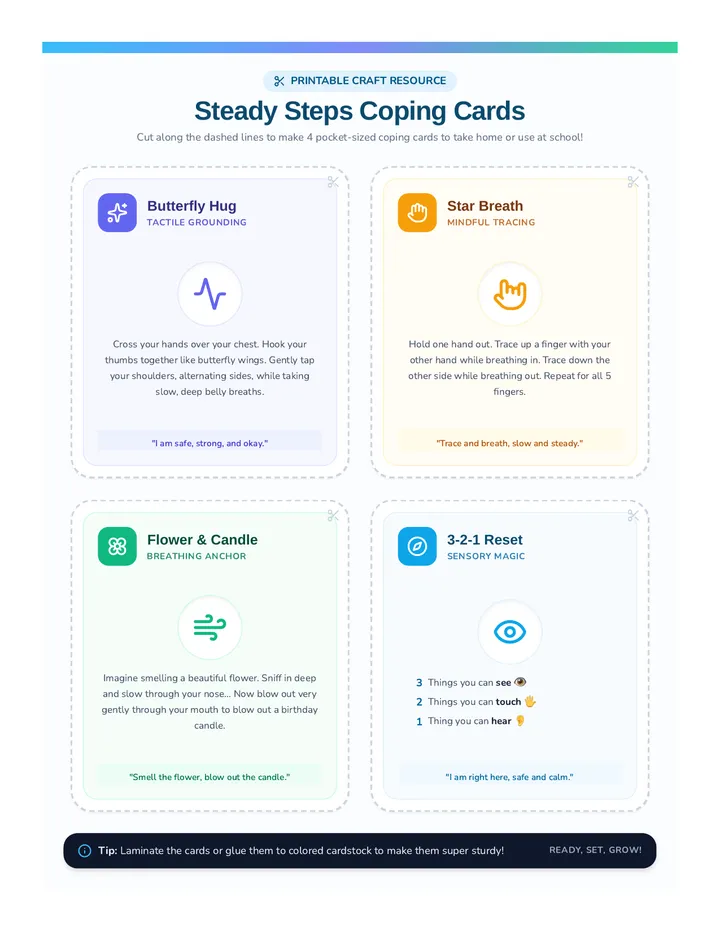Steady Steps Coping Cards