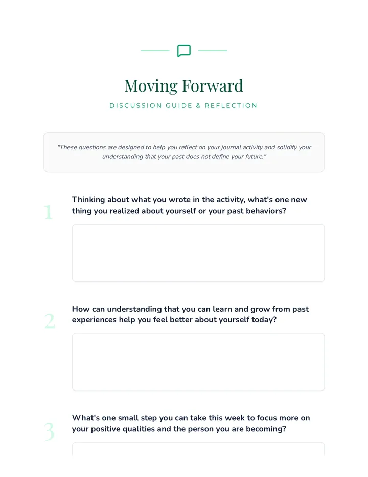Your Past Doesnt Define You Discussion Guide