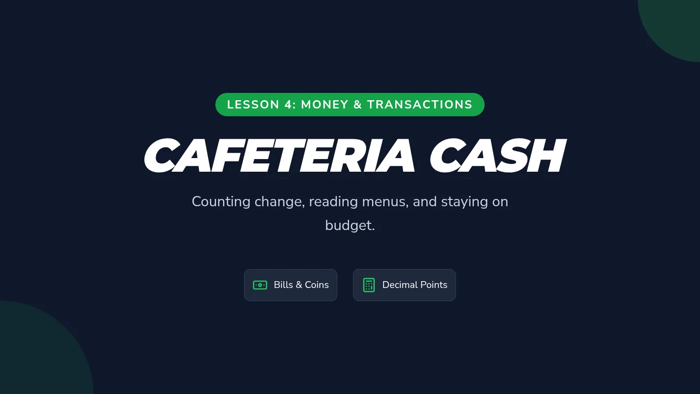 Cafeteria Cash Slides