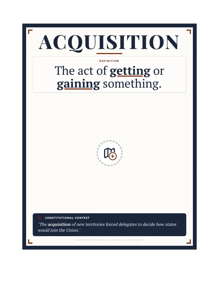Constitutional Vocabulary Poster Set