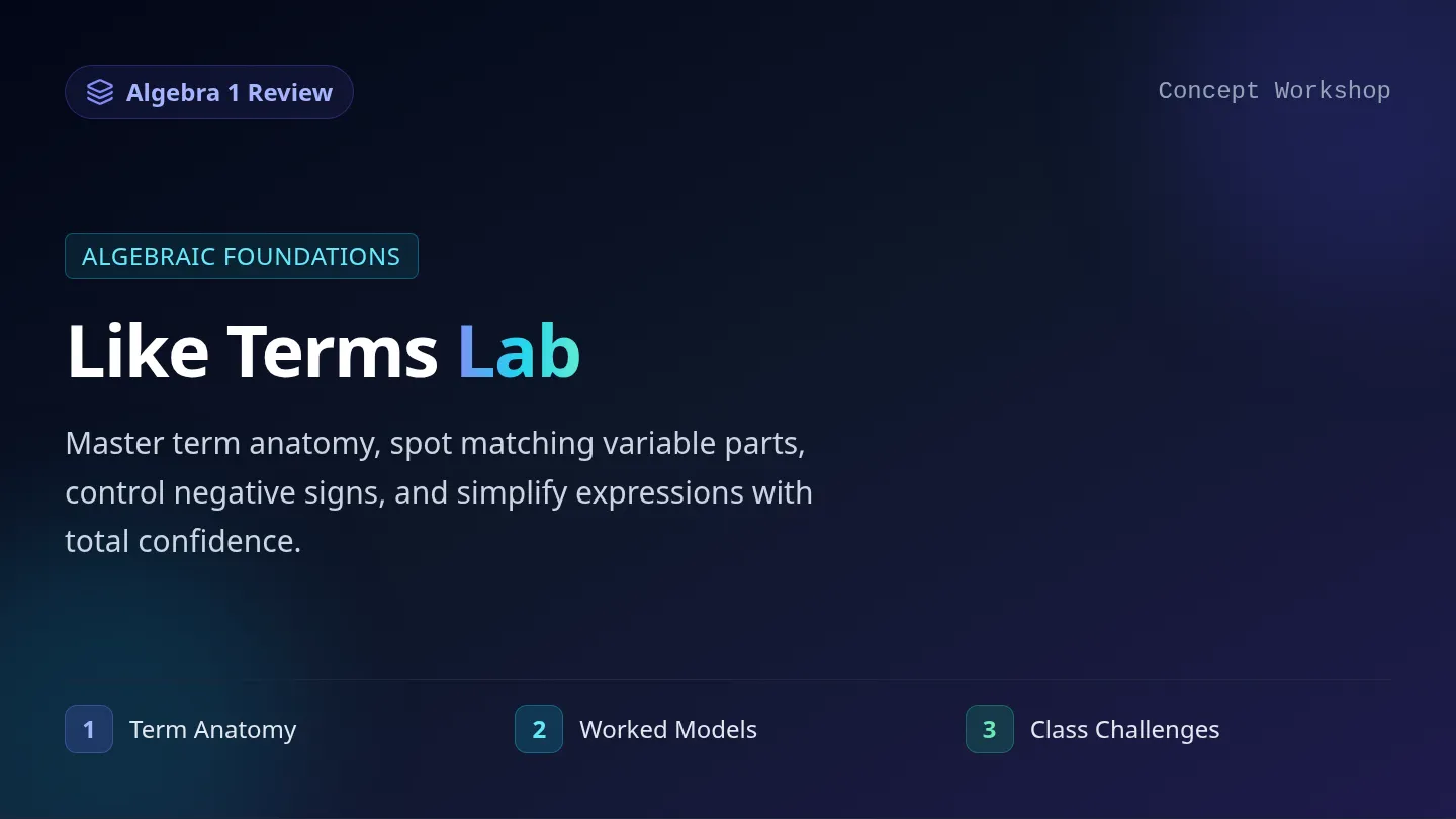 Like Terms Lab Slides