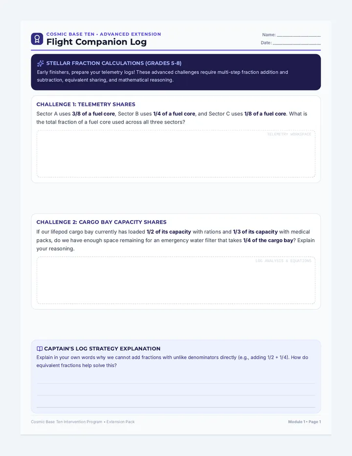 Week 3 Extension Challenge Packet