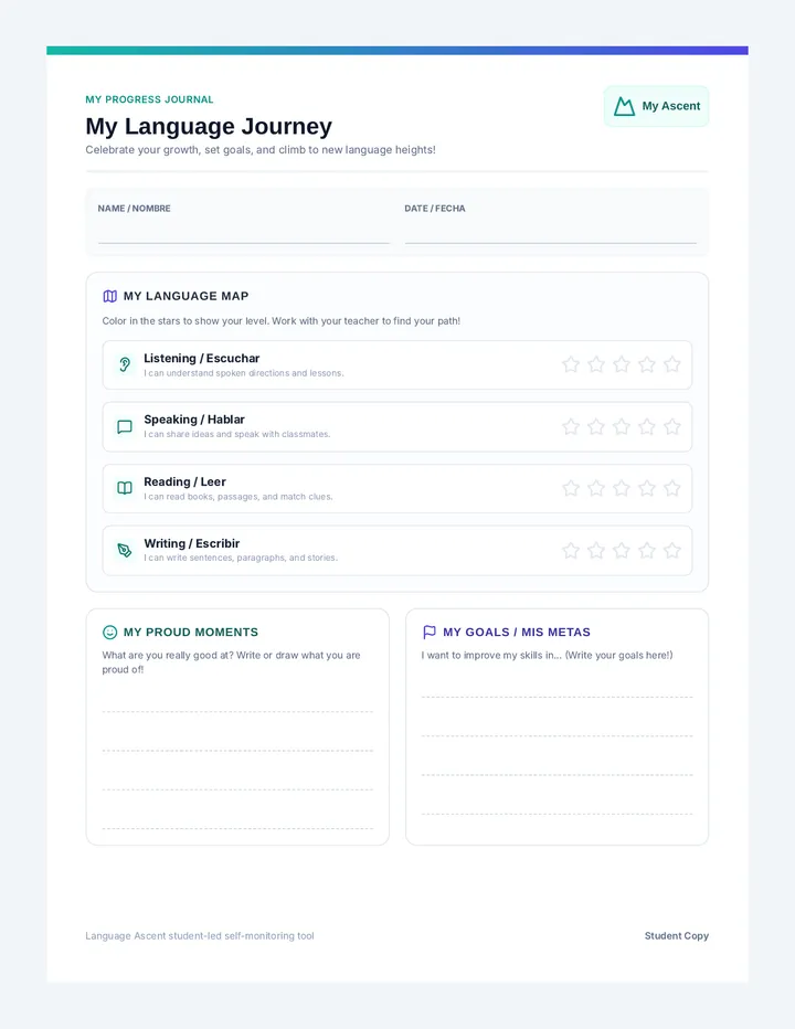 Language Ascent Student Journal