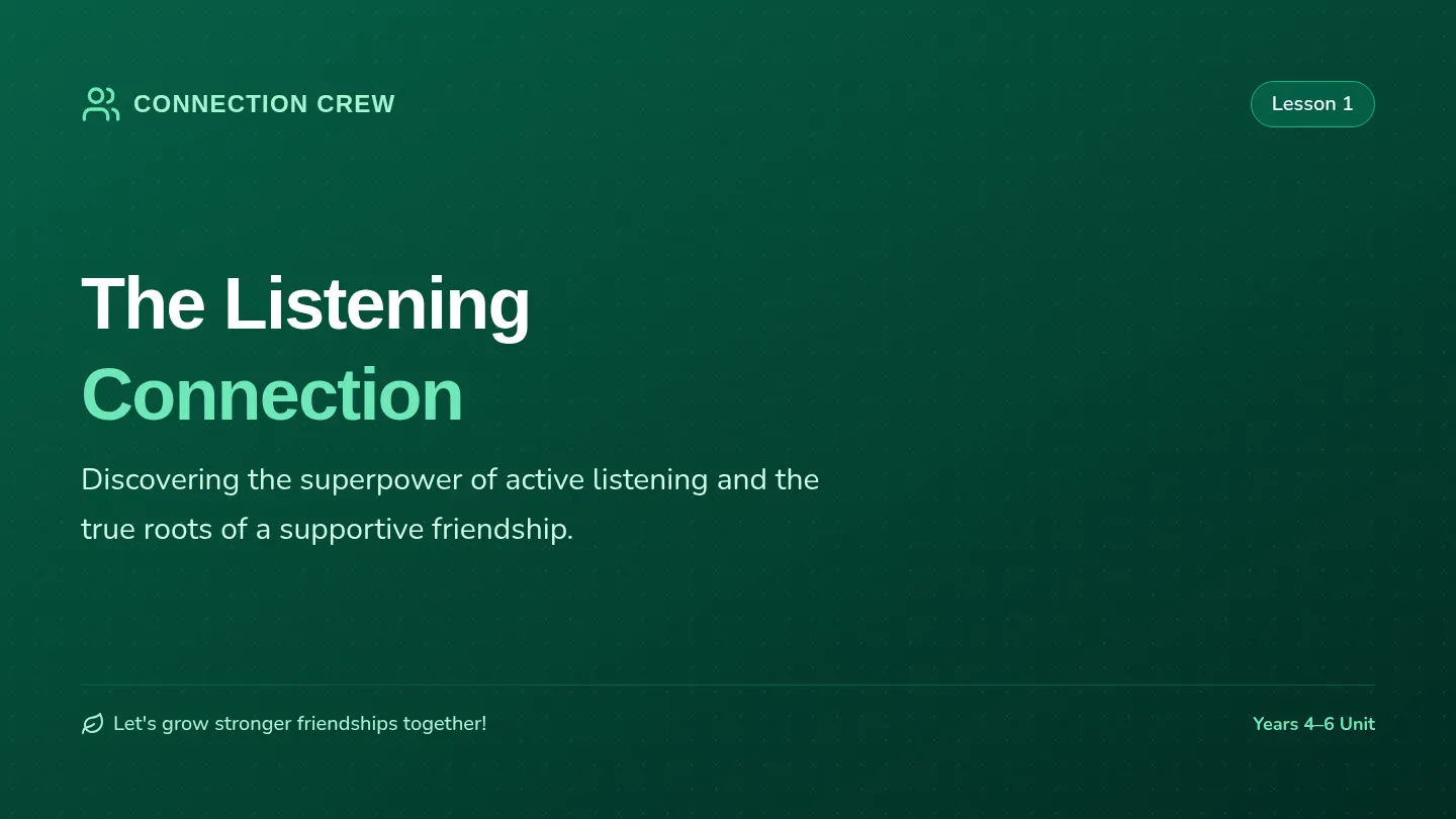 Listening Connection Slides