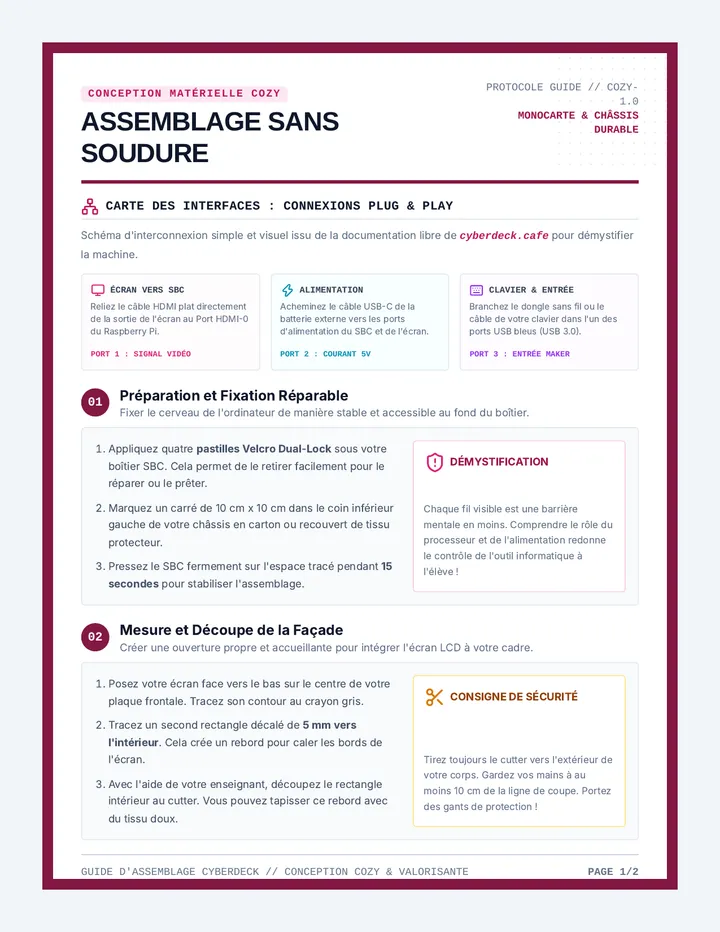 Guide d'Assemblage Cyberdeck
