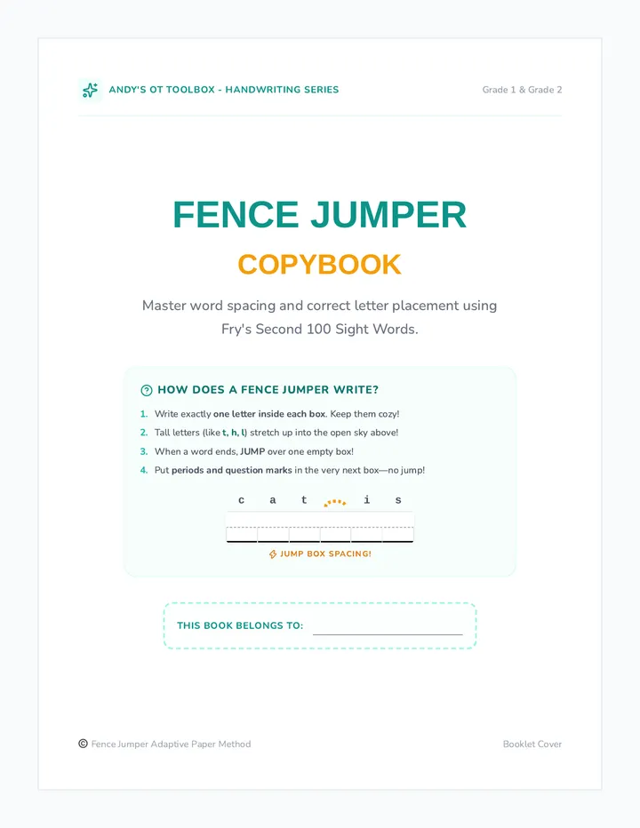 Fence Jumper Second Hundred Workbook