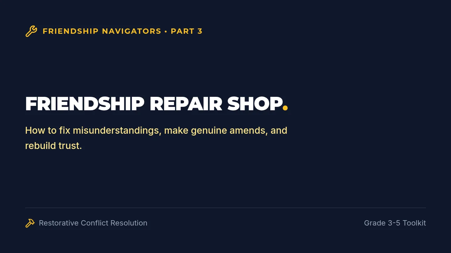Friendship Fixers Slides