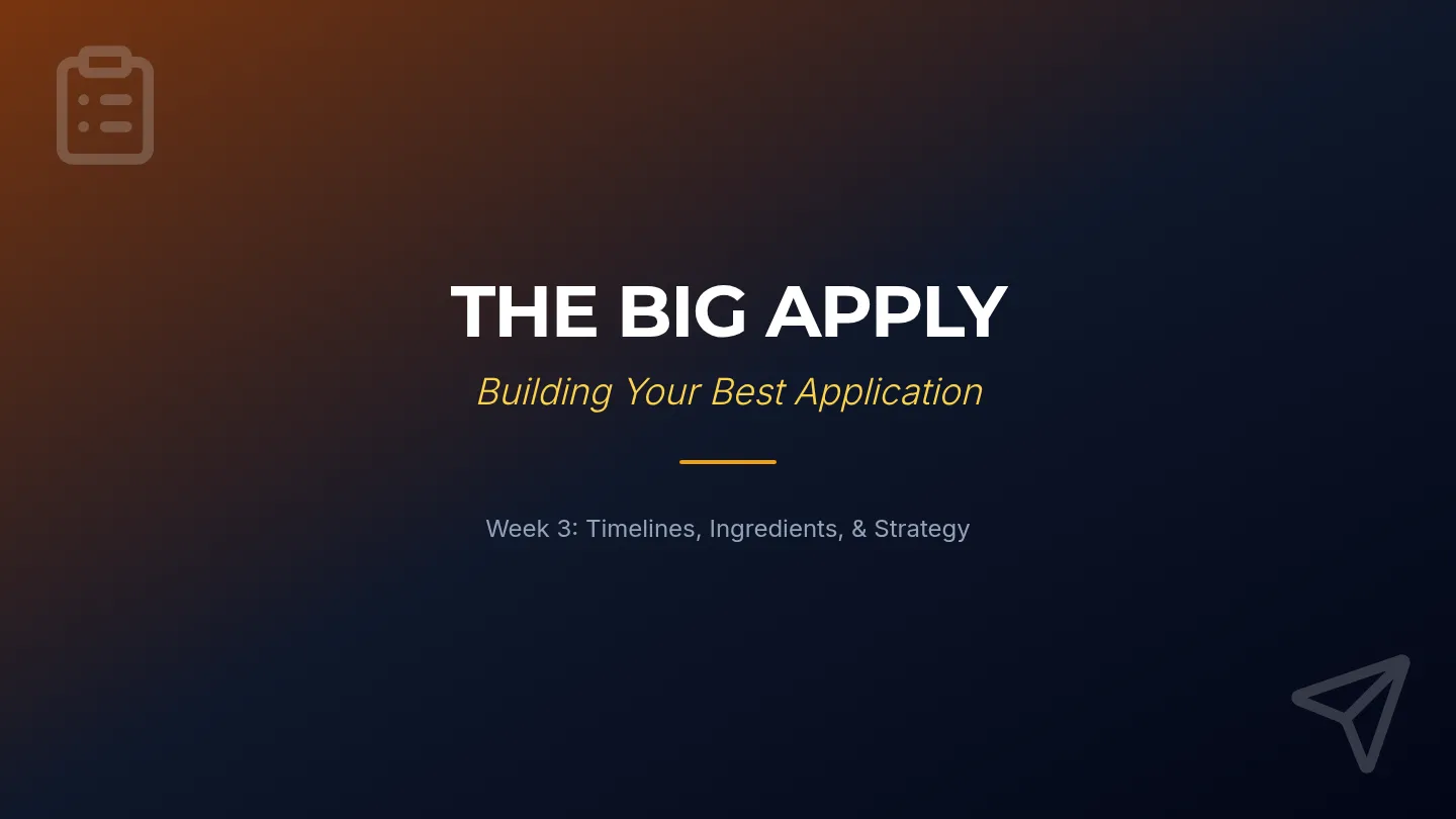 The Big Apply Slides