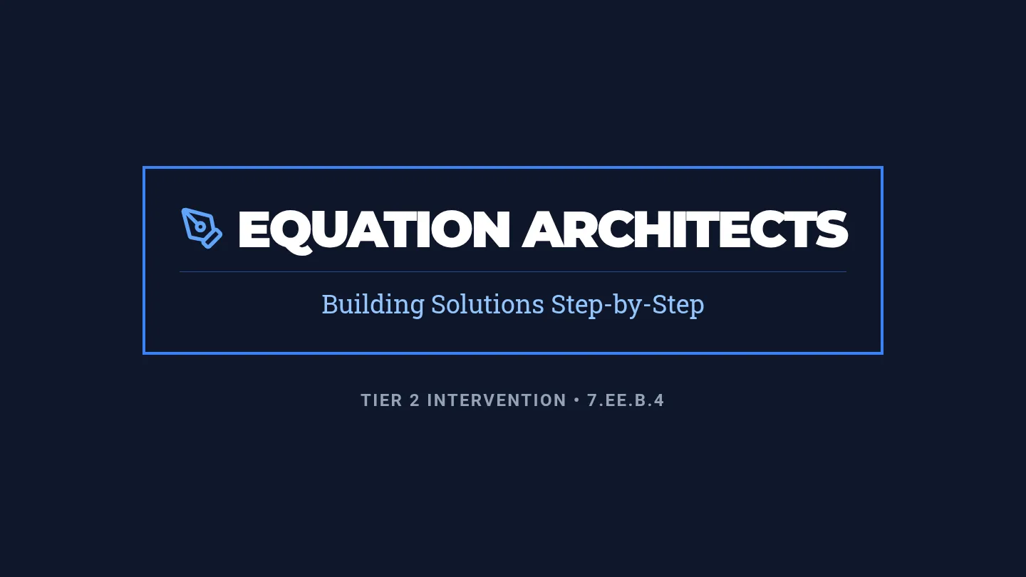 Equation Architects • Lesson • Lenny.com