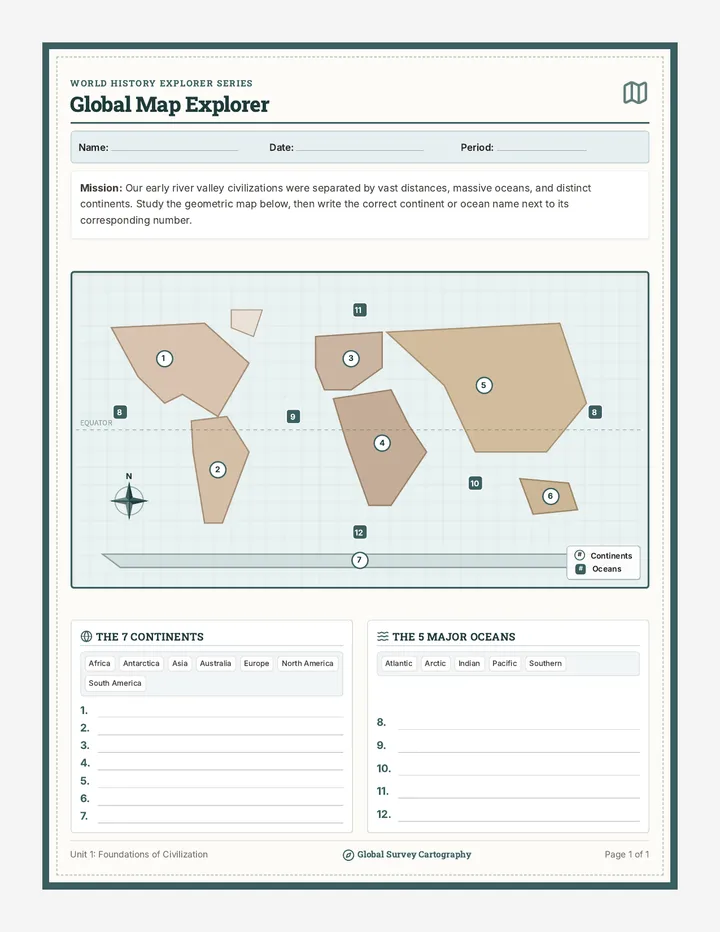 Global Map Explorer Activity