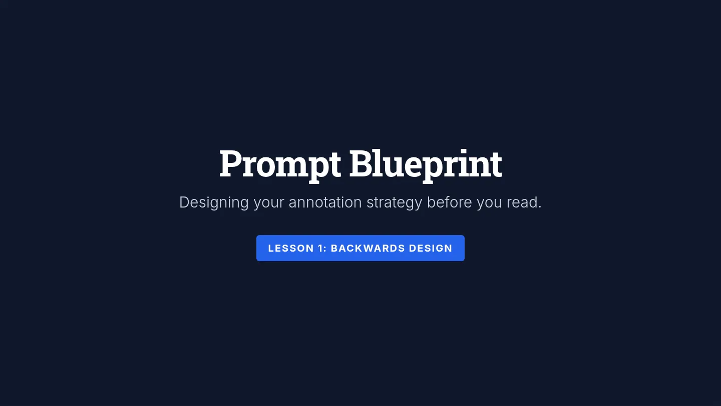 Prompt Blueprint Slides