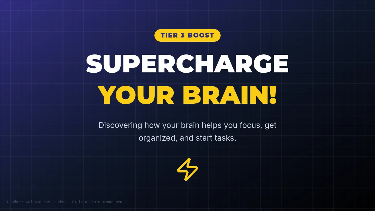Executive Functioning Boost Slide Deck