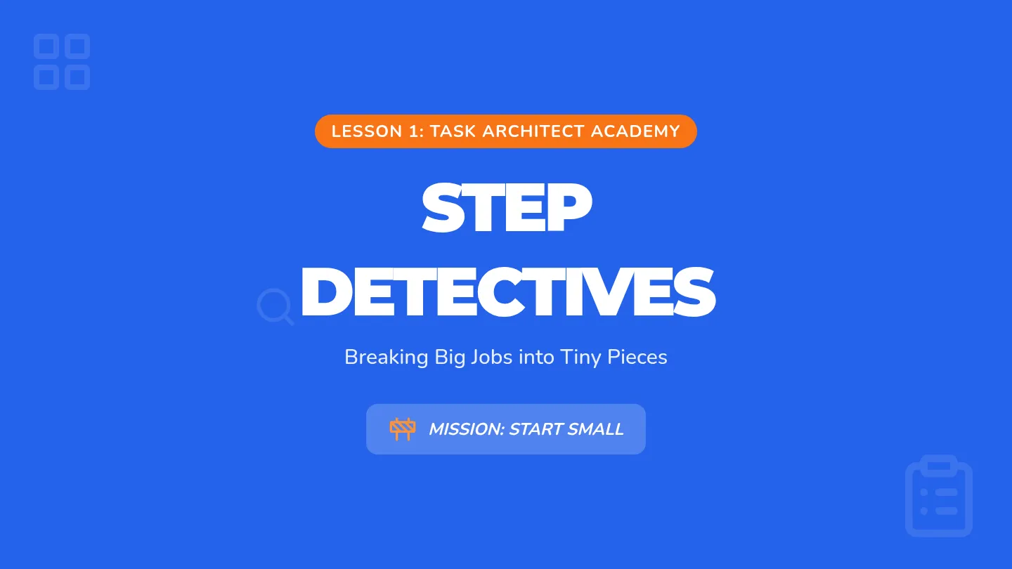 Step Detectives Slides