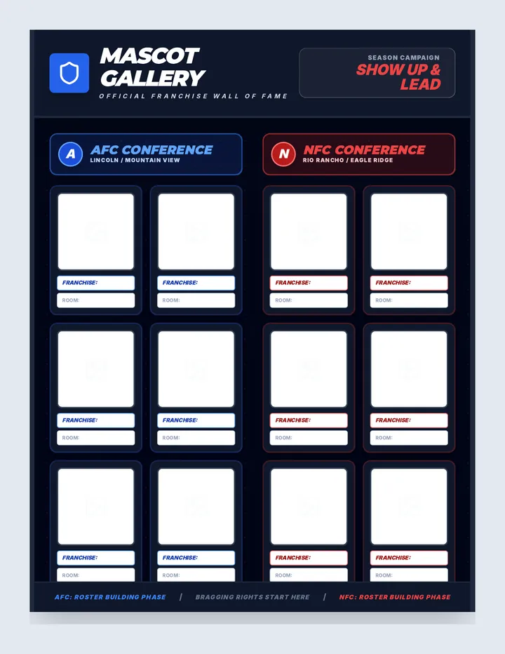 Mascot Wall Poster