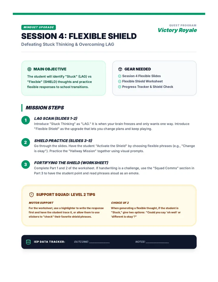 Session 4 Counselor Guide