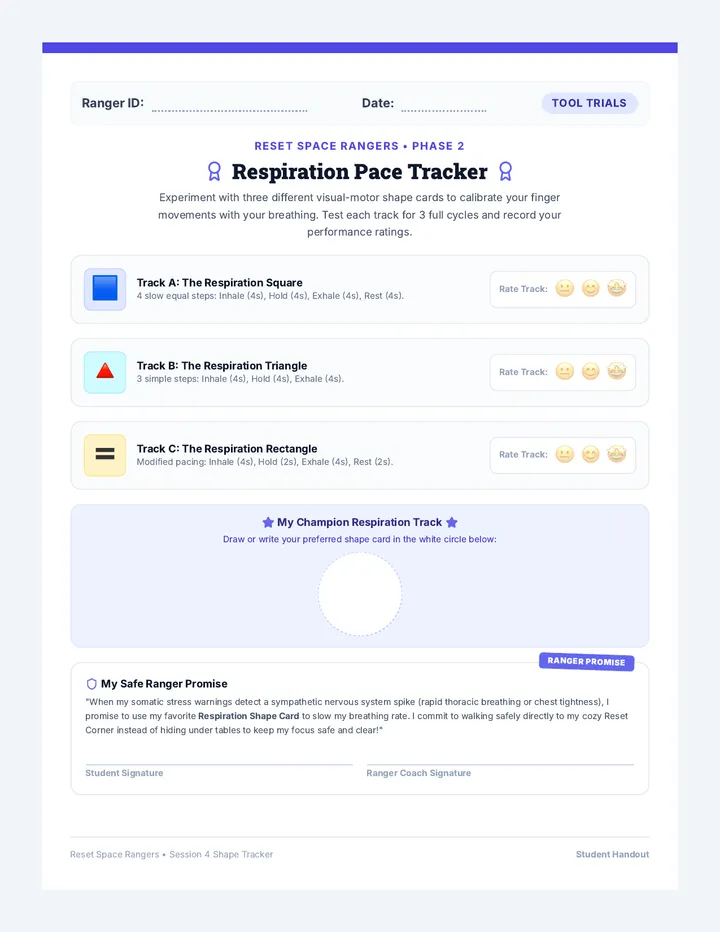 Shape Tracing Tracker Handout