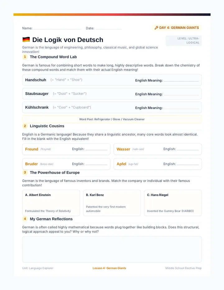 German Giants Activity