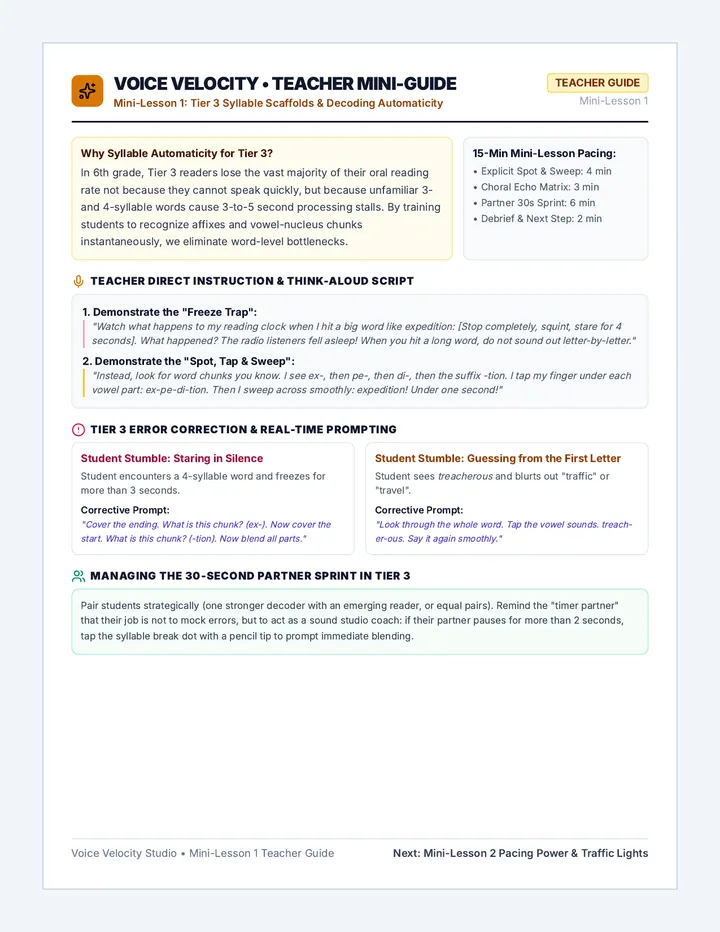 Syllable Sparks Teacher Guide